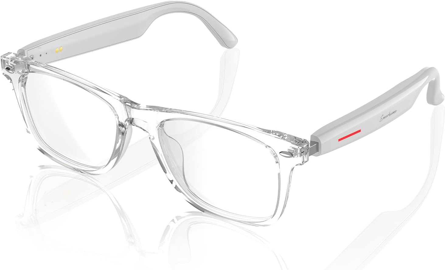 Smart Glasses - Bluetooth Glasses for Men & Women, Touch Control, Outdoor UV Protection and Voice Control, Hands-Free Calls (Clear Lens) - Image 9